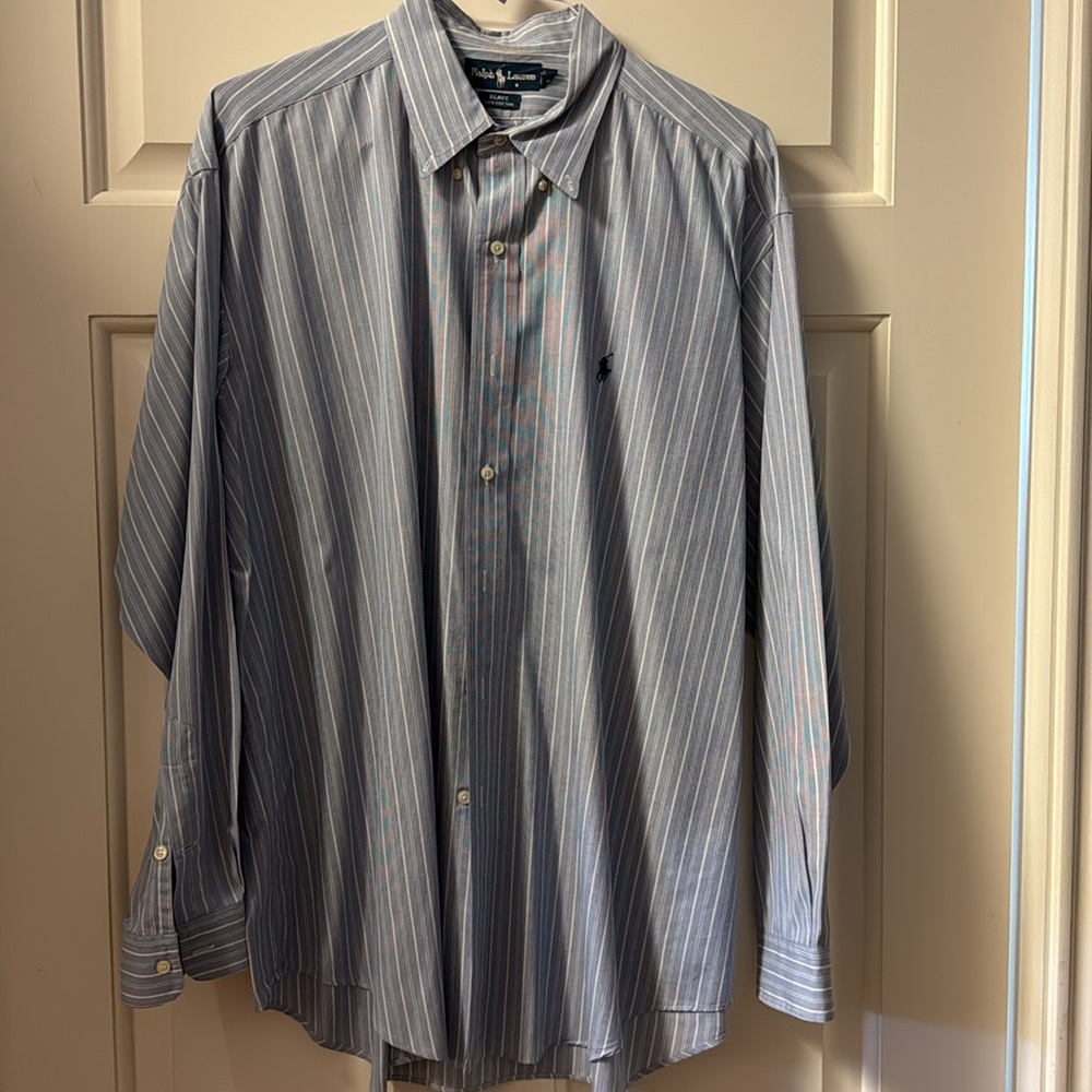 EUC Ralph Lauren Blake XL Long Sleeve Button Down